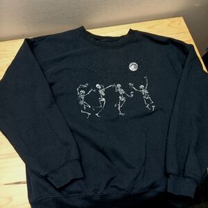 Dancing Skeleton Crewneck Sweater